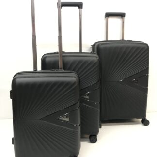 Reisekoffer aus PP, 2 Zipverschlüsse,TSA,3 teilig Art.Nr. 243201