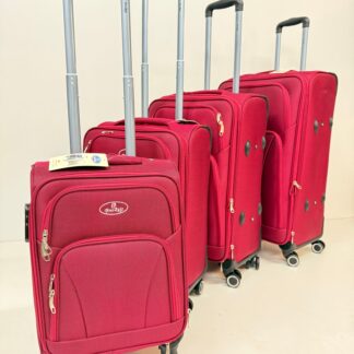 Reisekoffer aus Stoff, WineRed,4 teilig Art.Nr. 680810