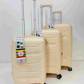 Reisekoffer aus PP, 3 teilig Art.Nr. PP01Beige